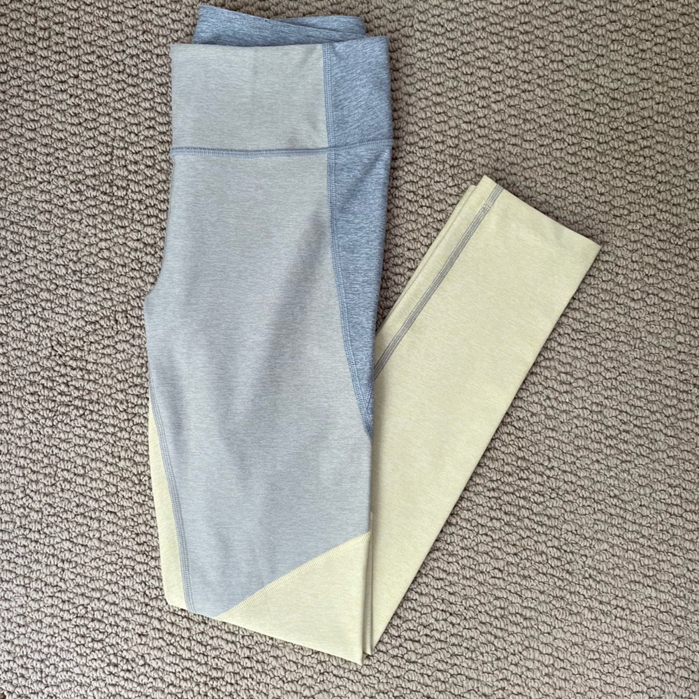 Outdoor Voices Tri-Tone Warmup Leggings